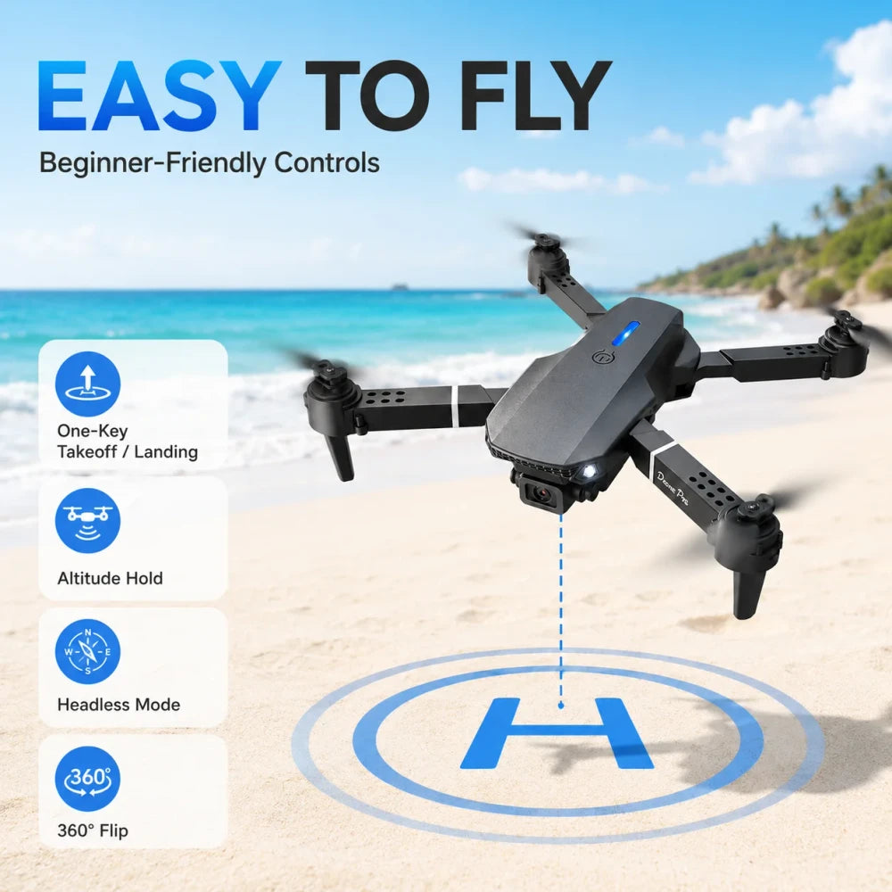 AeroView™ Foldable Camera Drone