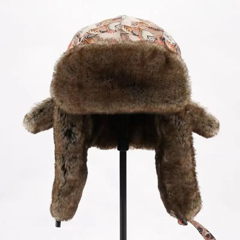 The Valenne Faux-Fur Aviator Hat
