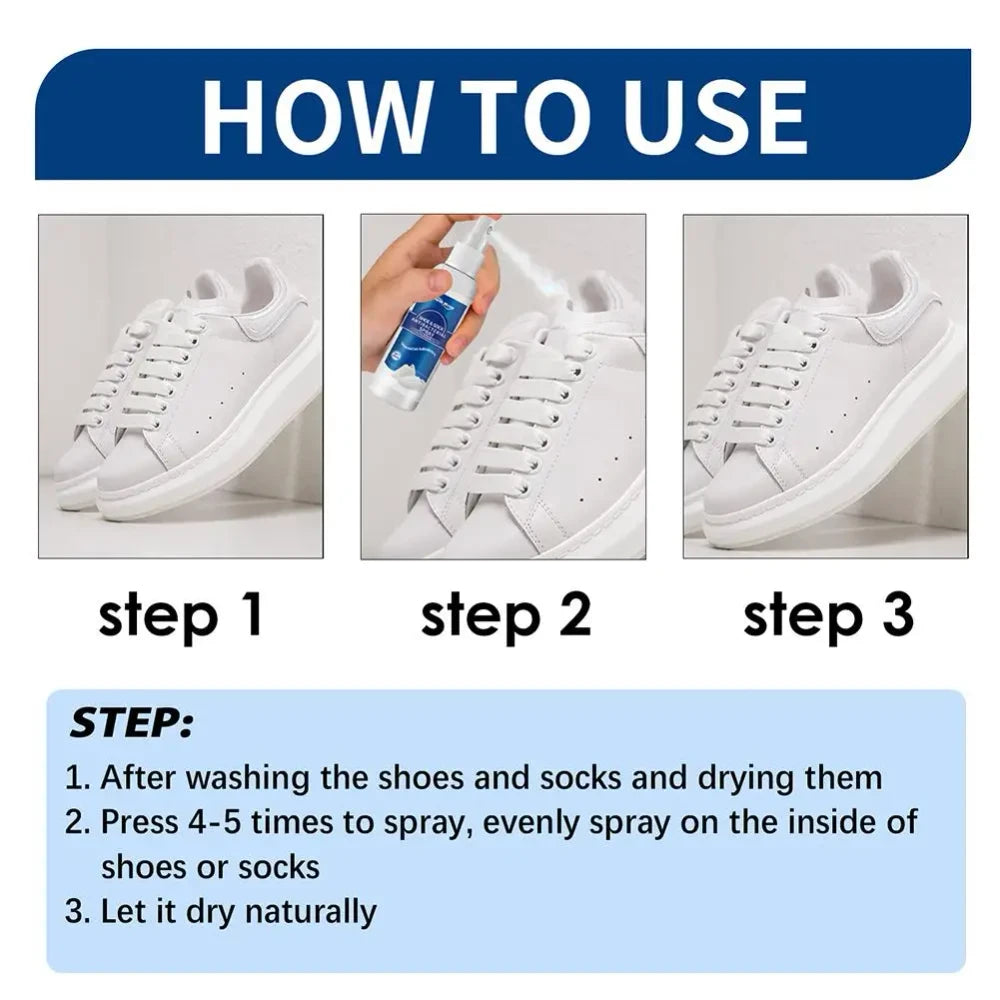 Antibacterial Shoe & Sock Deodorizer Spray