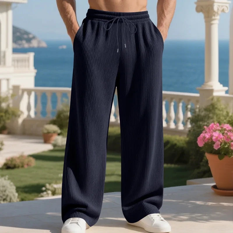 The Varenne Textured Trousers