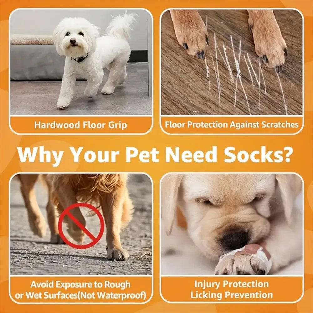 Anti-Slip Cozy Dog Socks