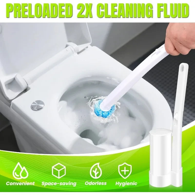 Disposable Toilet Brush Cleaning Kit