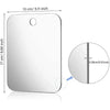 Acrylic Fogless Shower Shaving Mirror