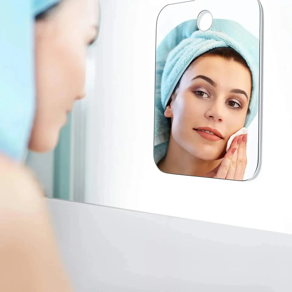 Acrylic Fogless Shower Shaving Mirror