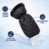 Windshield Ice Scraper with Warm Glove