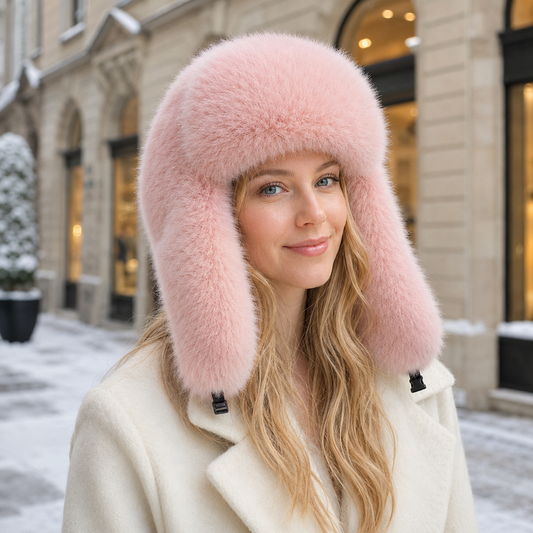 The Arden Faux-Fur Aviator Hat