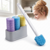 Disposable Toilet Brush Cleaning Kit - angled studio shot