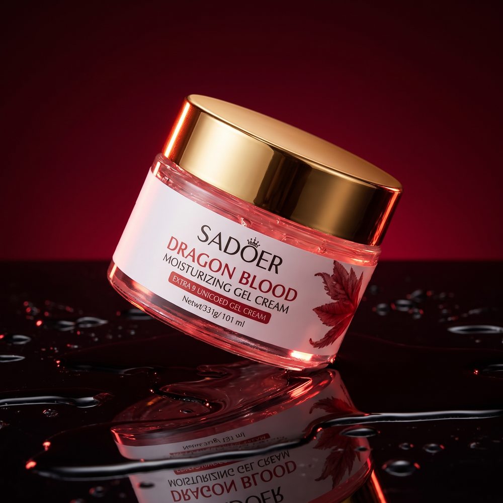 Dragon Blood Gel Cream dramatic wet surface shot