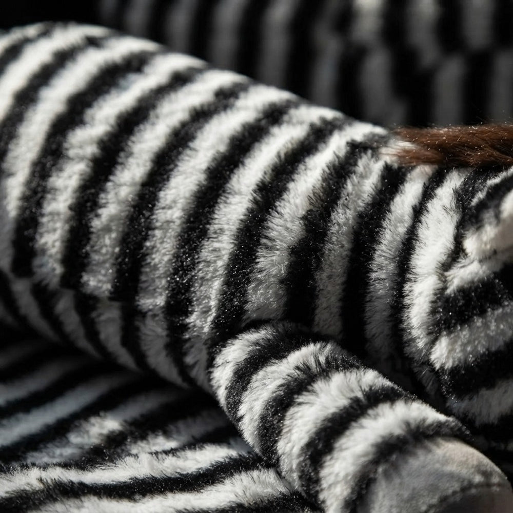 Oversized Zebra Cuddle Plush