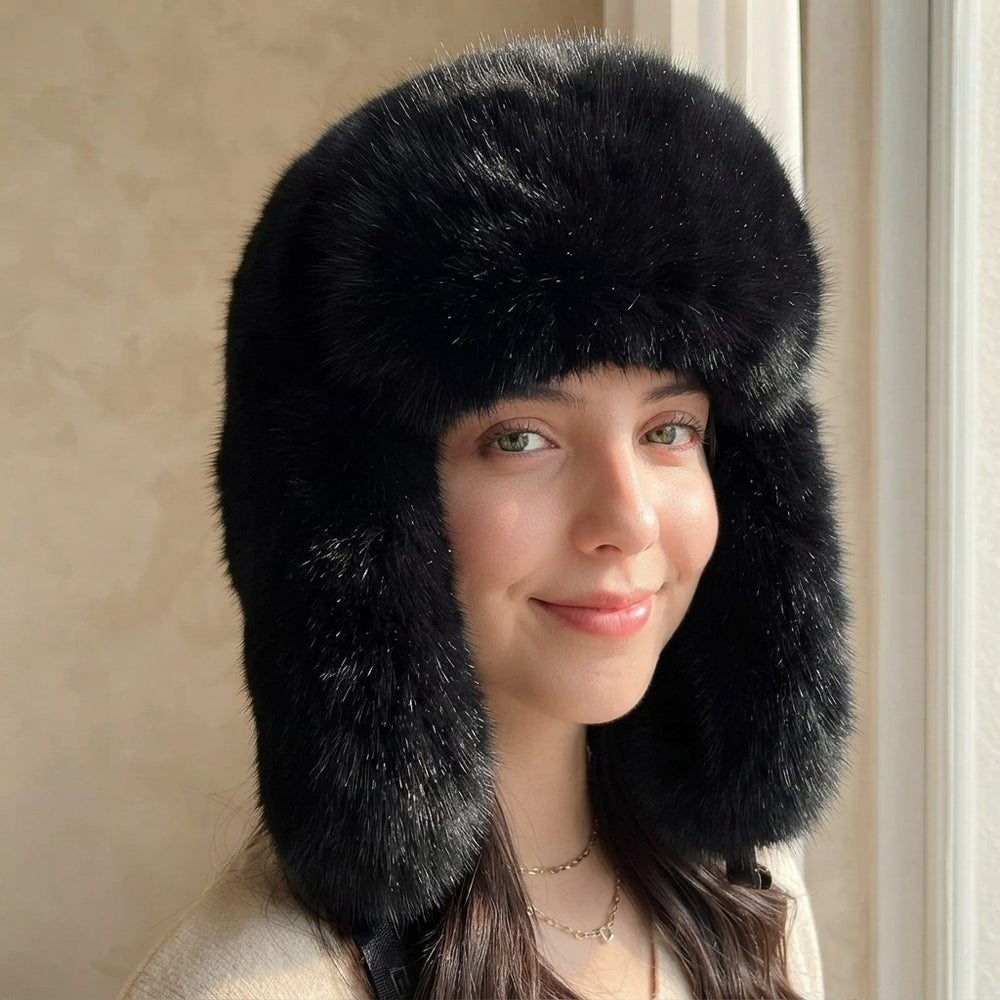 The Arden Faux-Fur Aviator Hat