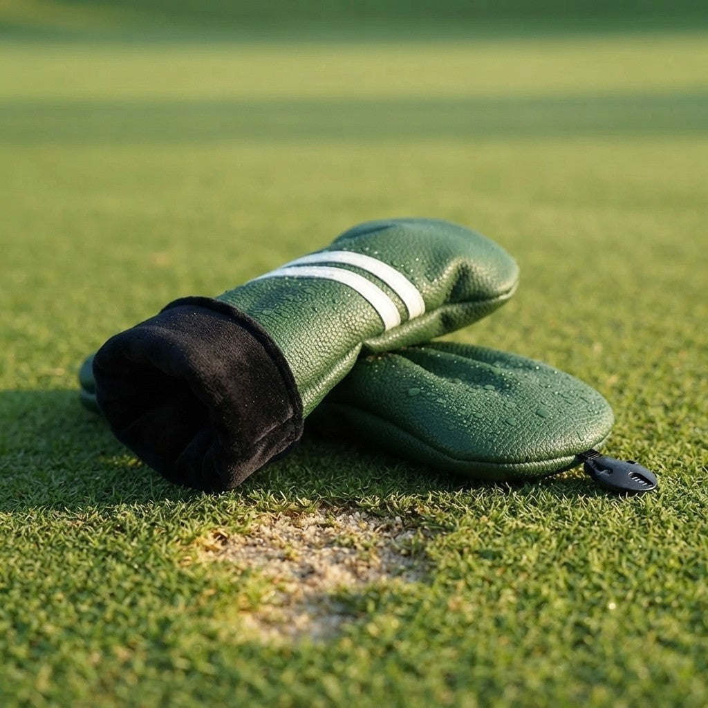 The Ashford Leather Club Headcover Set