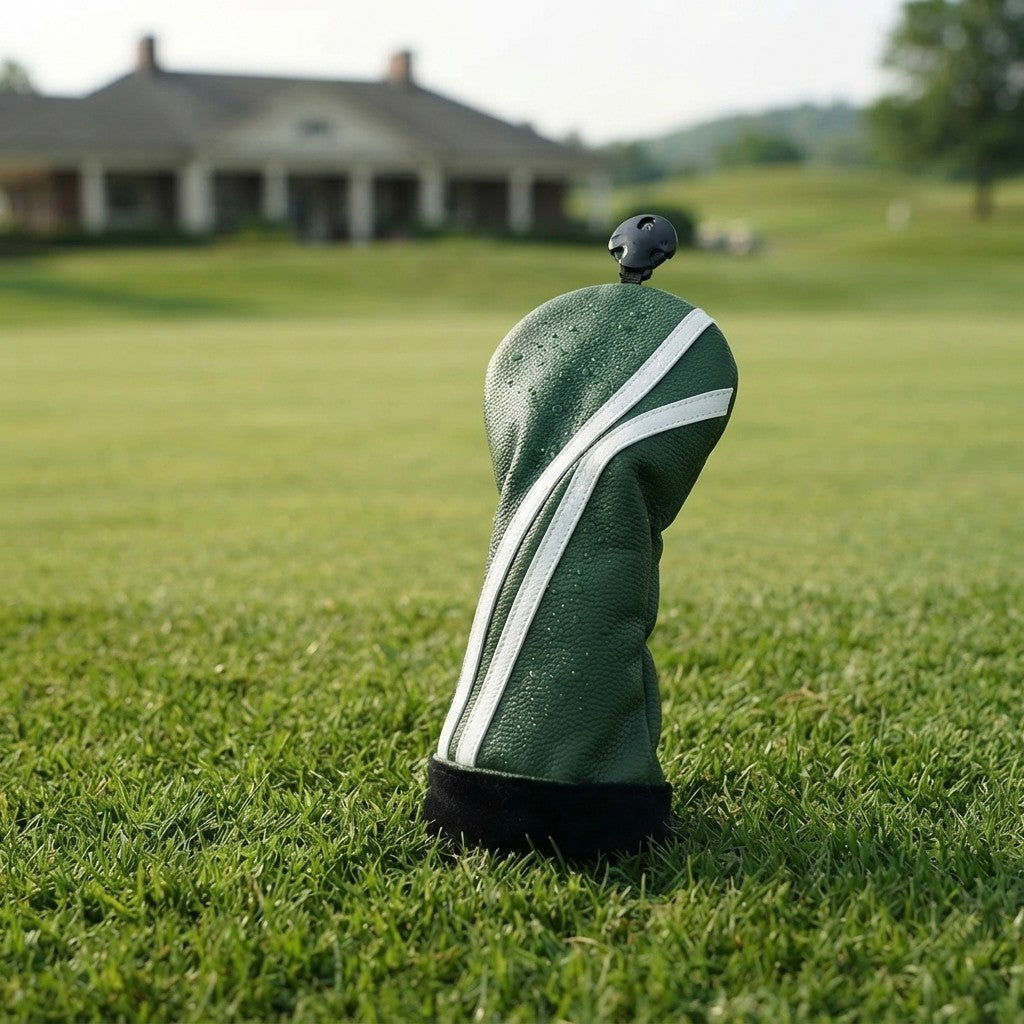 The Ashford Leather Club Headcover Set