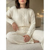 The Beaumont Cable-Knit Lounge Set