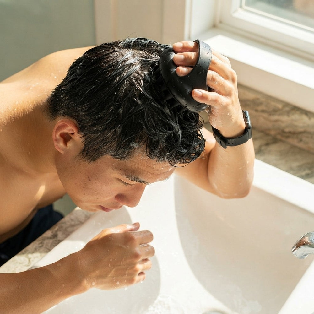 Silicone Scalp Massager Shampoo Brush