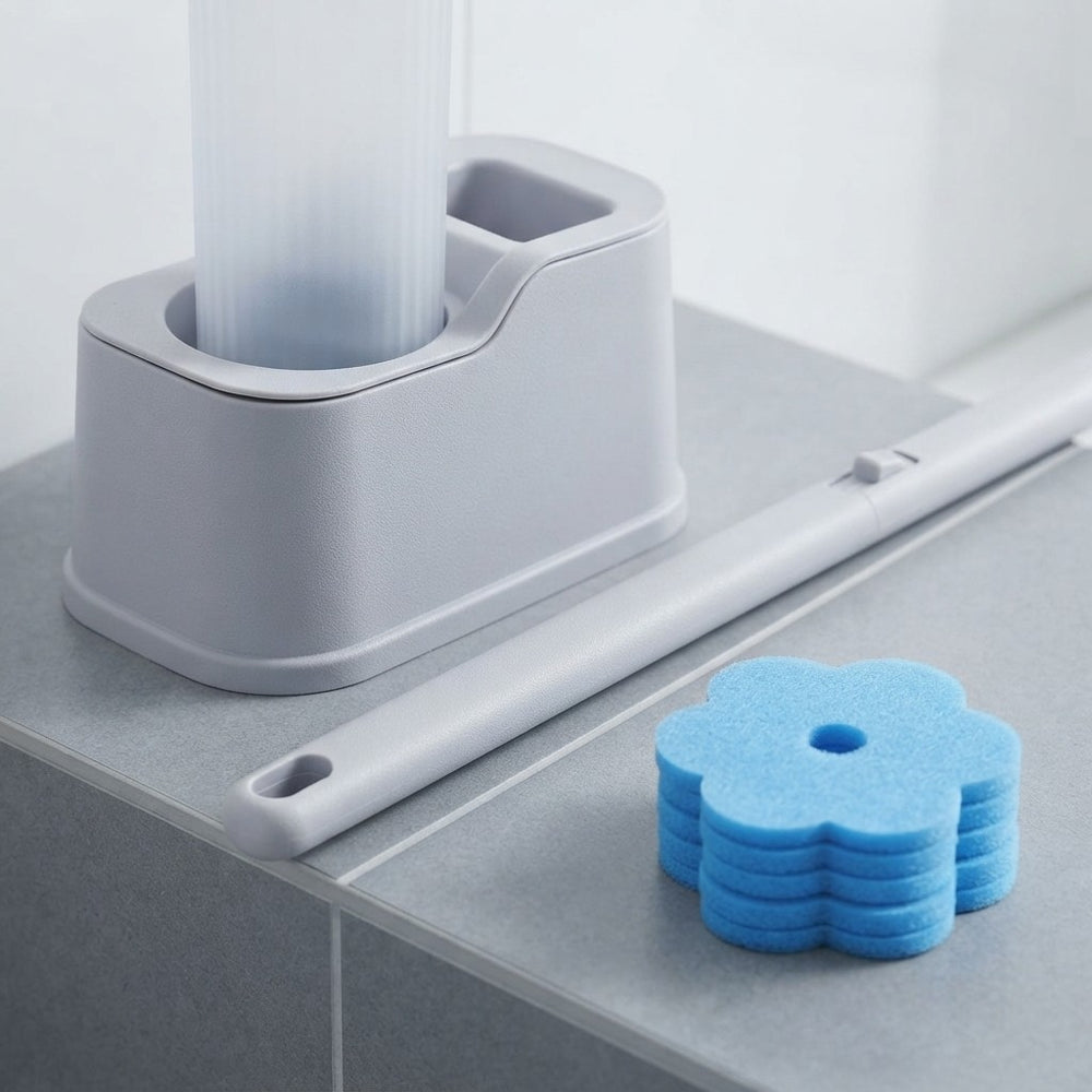 Disposable Toilet Brush Cleaning Kit