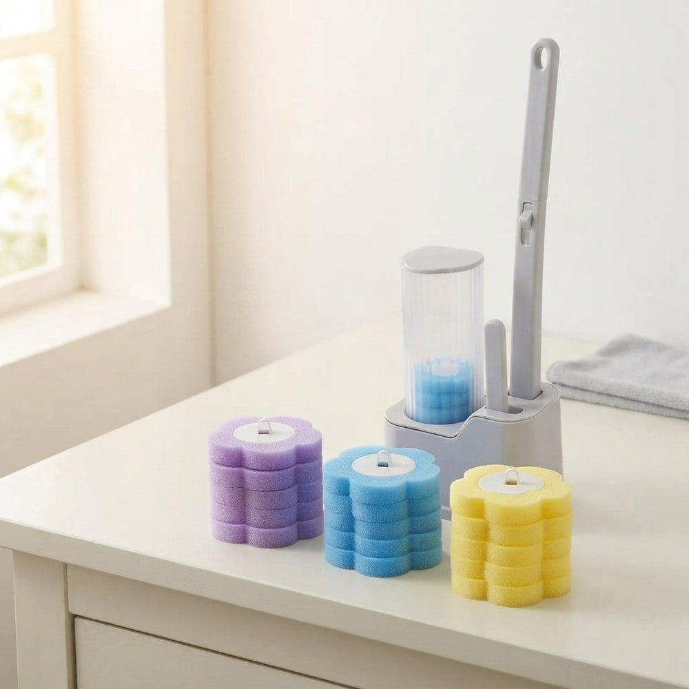 Disposable Toilet Brush Cleaning Kit